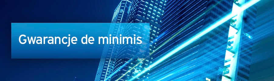 Gwarancje de minimis